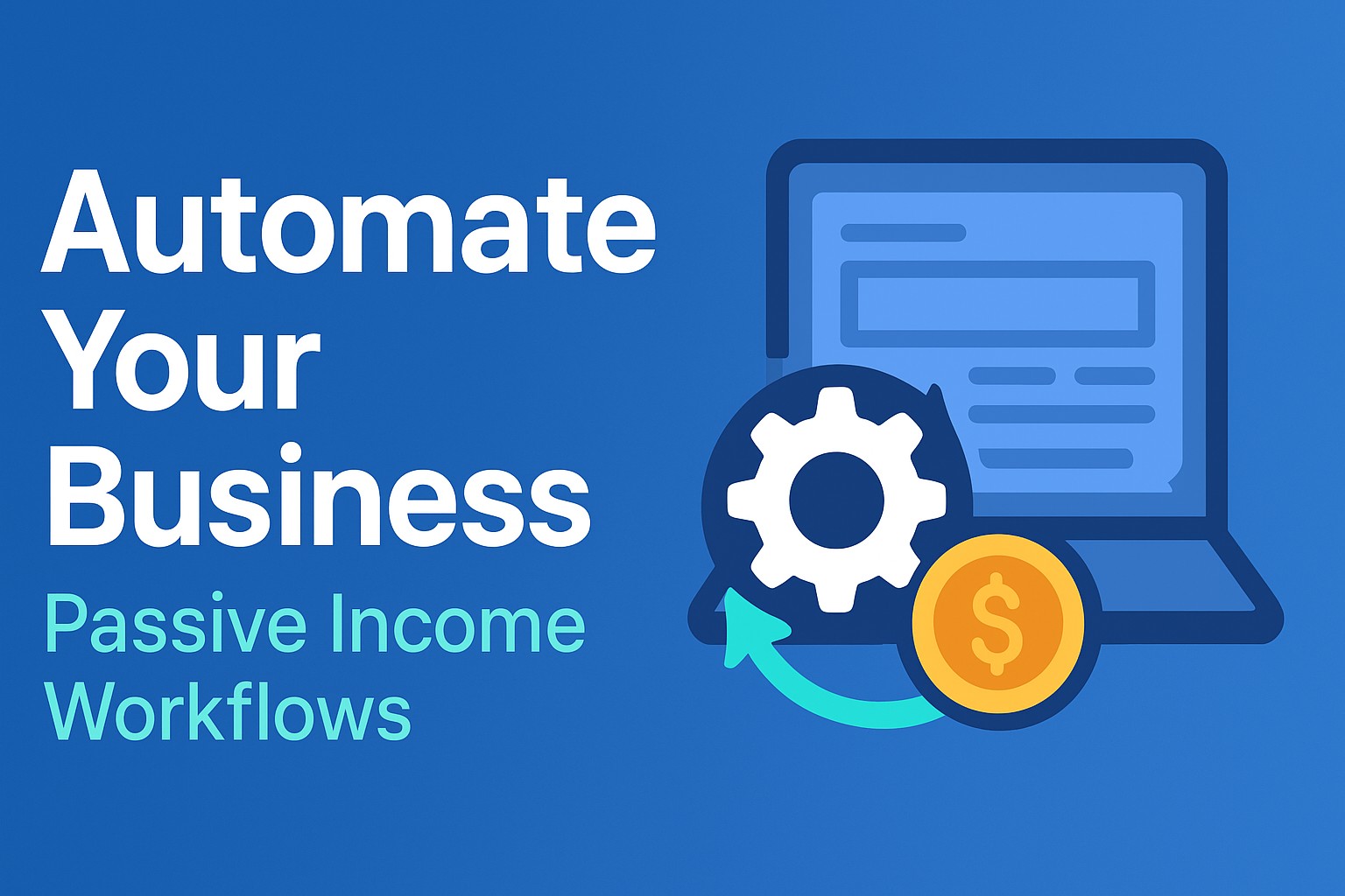 Automating your online business for passive income