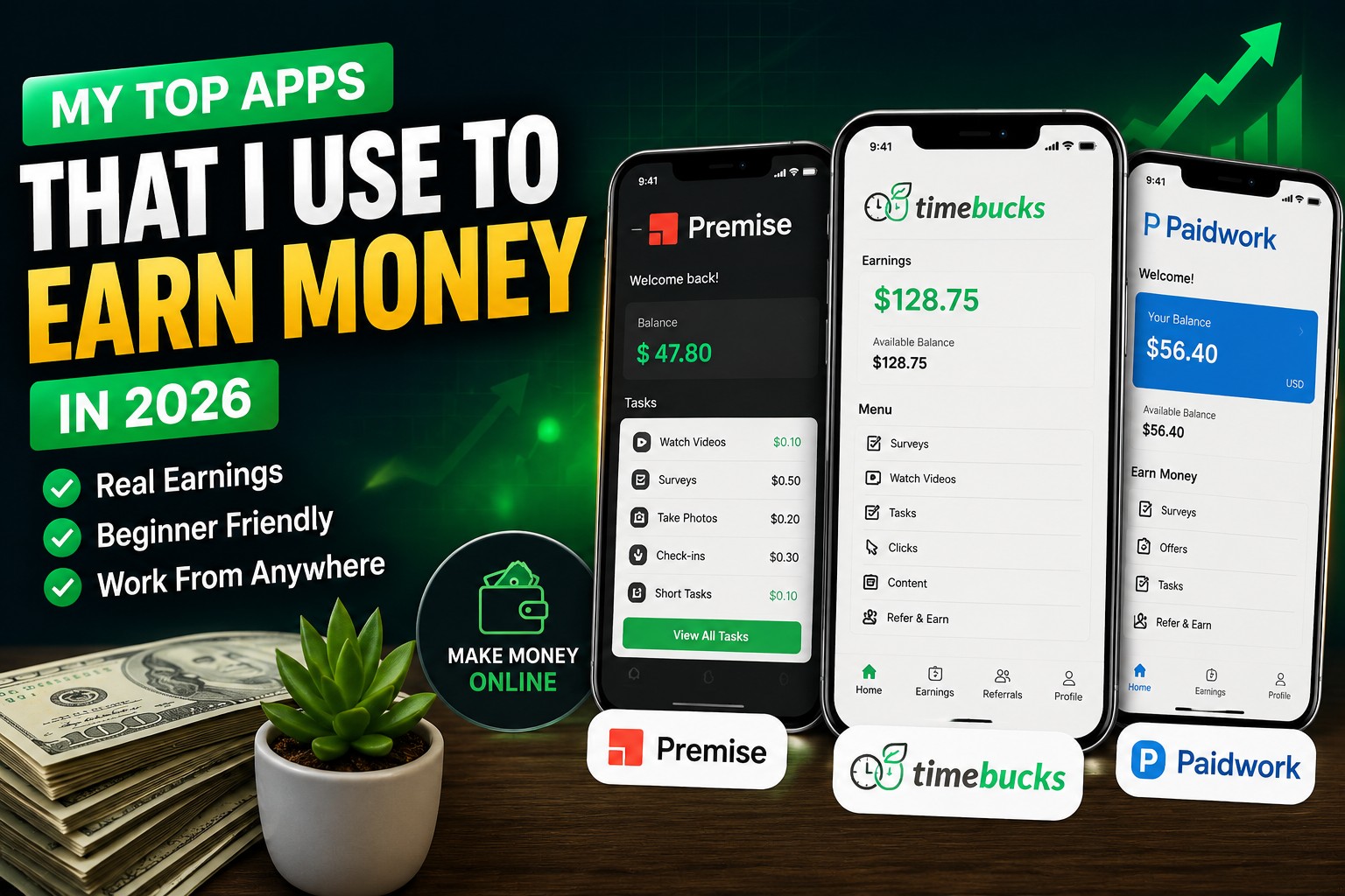 real apps to earn money in 2026